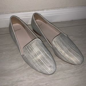 NWOT Cole Haan Silver Gold Flats 7.5